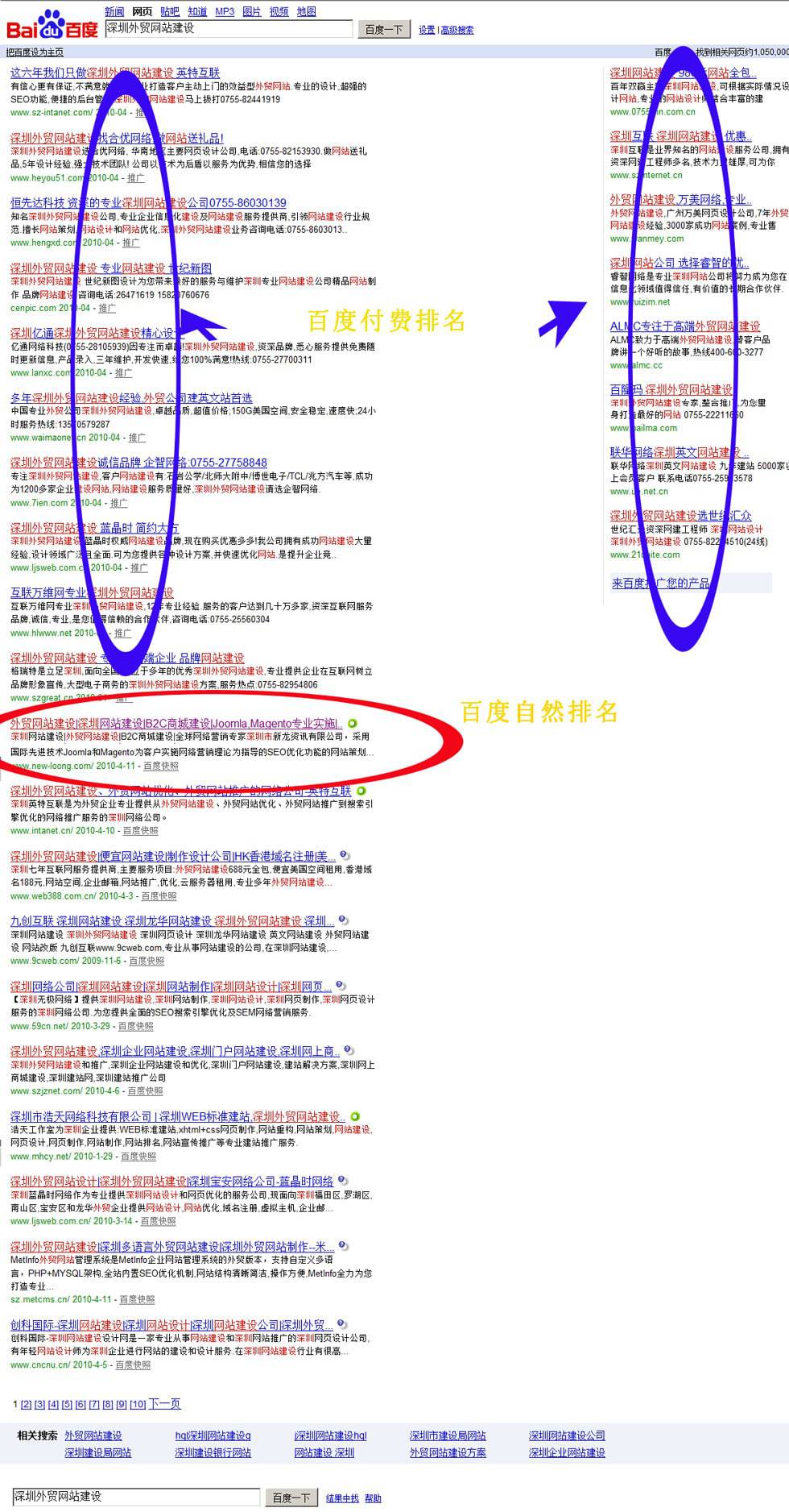 百度关键词排名情况-Joomla维护：为动态主题图片制作链接-由外贸网站建设|B2C购物网站建设|营销型网站建设|Joomla/Magento实施|网络营销专家新龙提供