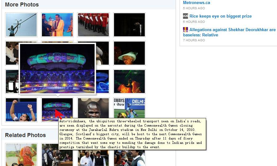 网页高效性建议：印度时代网站的图片新闻-由外贸网站建设|外贸网店建设|SEO网站建设||Joomla 模板制作 | Joomla/Magento网站建设|网络营销专家新龙提供
