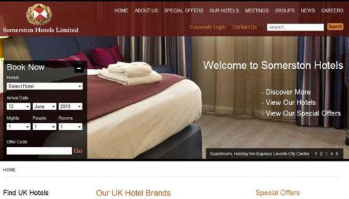 Holiday Inn Joomla 英国假日酒店使用Joomla-外贸网站建设专家新龙翻译