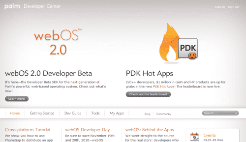 Palm and Joomla Palm and Joomla