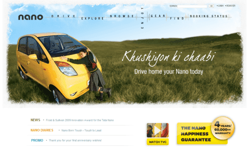 Tata Nano网站使用Joomla-外贸网站建设专家新龙翻译
