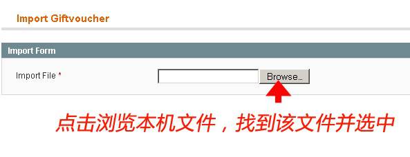 Magento教程：礼券管理批量导入导出的使用方法