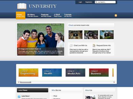 外贸网站建设欣赏-教育培训网页设计