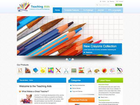 外贸网站建设欣赏-教育培训网页设计