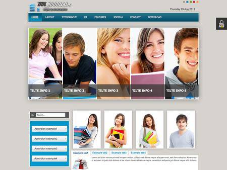 外贸网站建设欣赏-教育培训网页设计