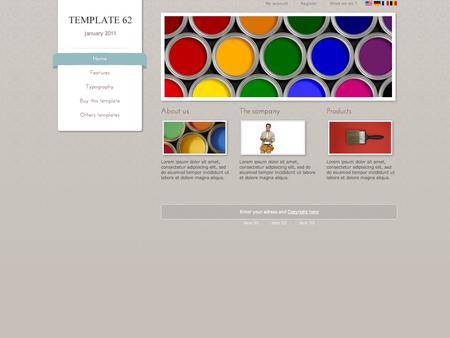 外贸网页设计欣赏-美容美化妆品网站设计