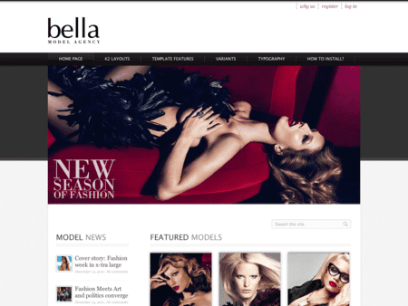 外贸网页设计欣赏-美容美化妆品网站设计