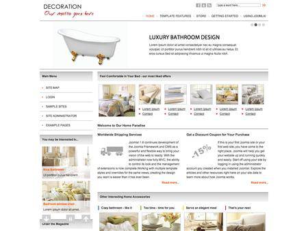 外贸网页设计欣赏-家具家居网站设计