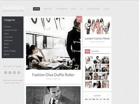 外贸网页设计欣赏-时尚奢侈品网站设计