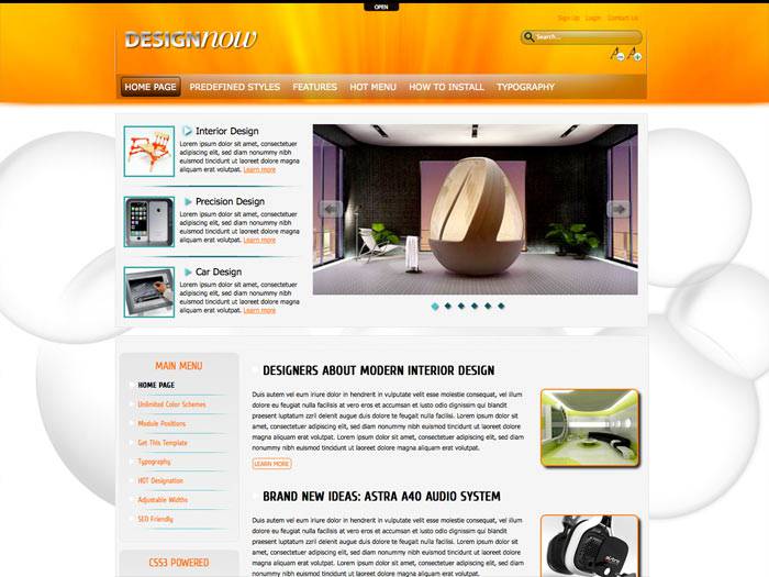 外贸网页设计欣赏-家具家居网站设计