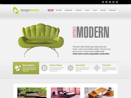 外贸网页设计欣赏-家具家居网站设计