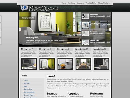 外贸网页设计欣赏-家具家居网站设计