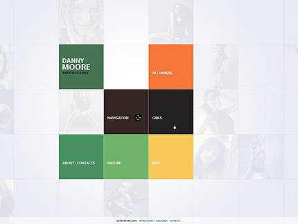 外贸网站建设欣赏-艺术图片类网页设计