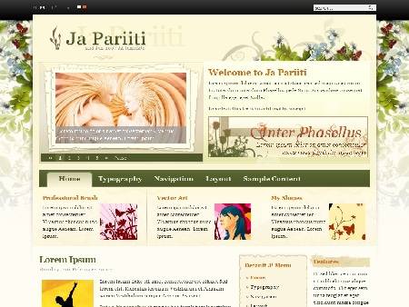 外贸网站建设欣赏-花卉植物类网页设计