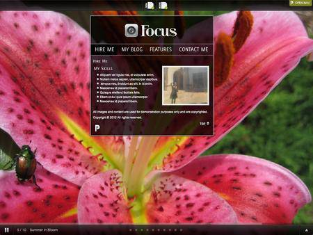 外贸网站建设欣赏-花卉植物类网页设计