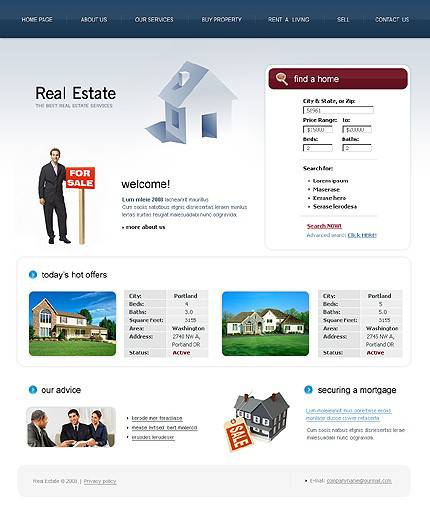 外贸网站建设欣赏-房地产旅馆类网页设计