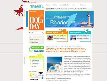 外贸网站建设欣赏-旅游类网站网页设计