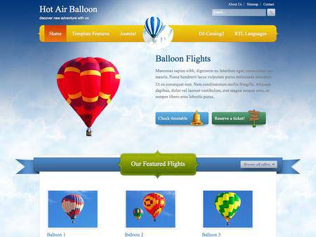 外贸网站建设欣赏-旅游类网站网页设计