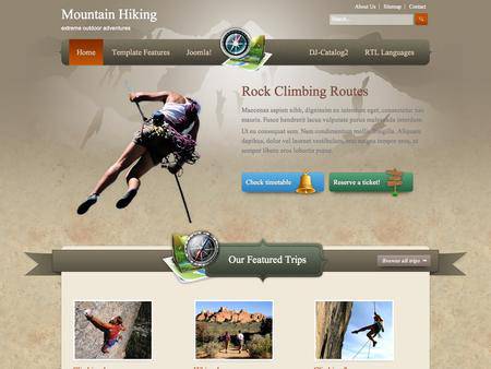 外贸网站建设欣赏-旅游类网站网页设计