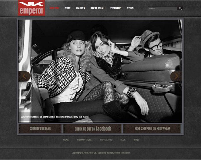 外贸网站建设欣赏-网店设计