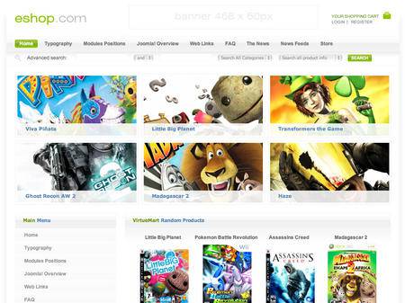 外贸网站建设欣赏-网店设计