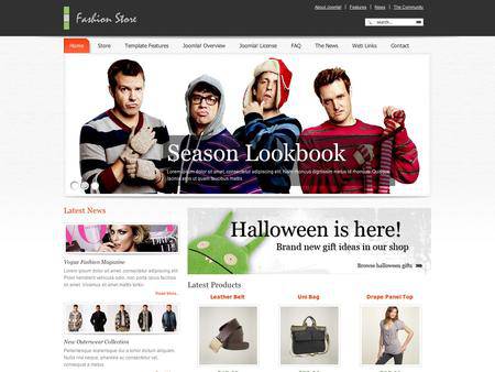 外贸网站建设欣赏-网店设计