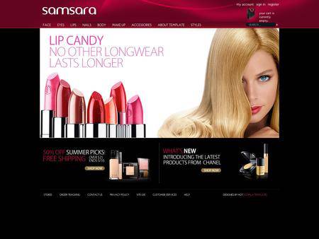 外贸网站建设欣赏-网店设计