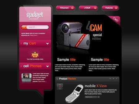 外贸网站建设欣赏-网店设计