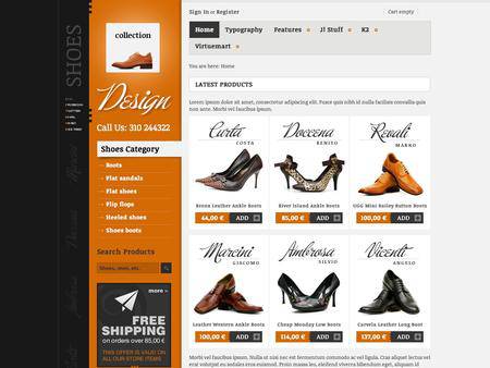 外贸网站建设欣赏-网店设计