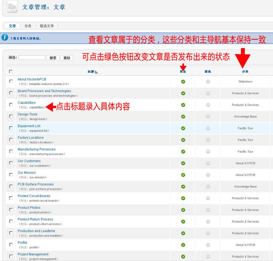 Joomla2.5:上传文章和产品内容的一般流程-外贸网站建设专家新龙提供