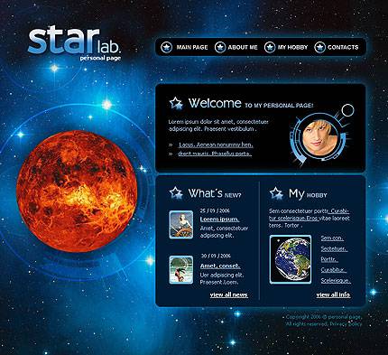 外贸网站建设欣赏-科学技术工程类网页设计