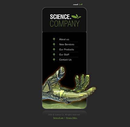外贸网站建设欣赏-科学技术工程类网页设计