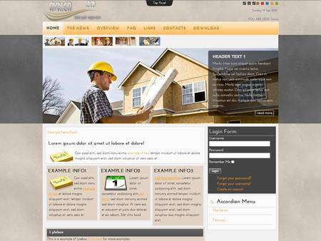 外贸网站建设欣赏-科学技术工程类网页设计
