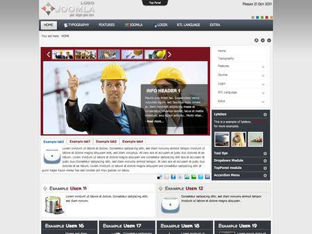 外贸网站建设欣赏-科学技术工程类网页设计