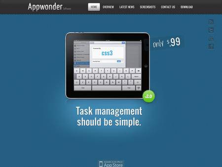 外贸网站建设欣赏-软件设计类网页设计