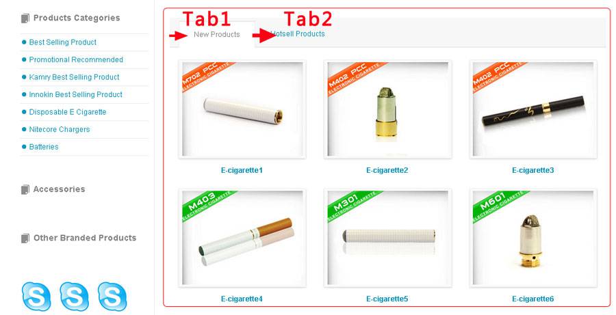 Joomla3.x:首页Tab样式图片及链接的修改-外贸网站建设专家新龙制作