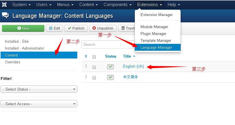 Joomla3.X/2.5:多语言网站整站关键词和描述的填写位置-外贸网站建设/响应式网站建设专家新龙制作