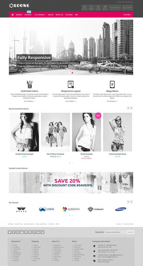 外贸电子商务网站（响应式）设计欣赏（一）-响应式网站/外贸网站建设/电子商务网站建设专家—新龙