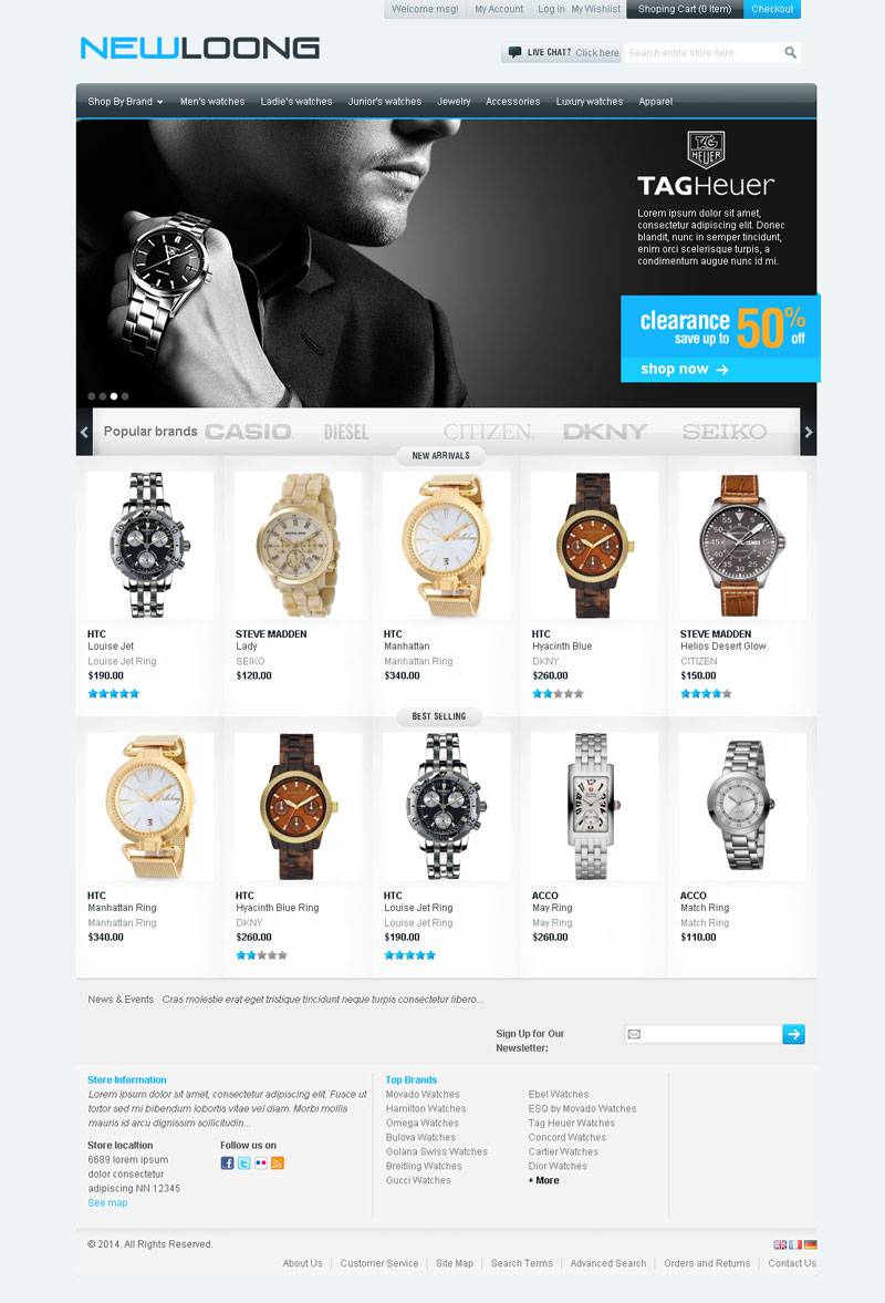 外贸电子商务网站（响应式）设计欣赏-响应式网站/外贸网站建设/电子商务网站建设专家—新龙