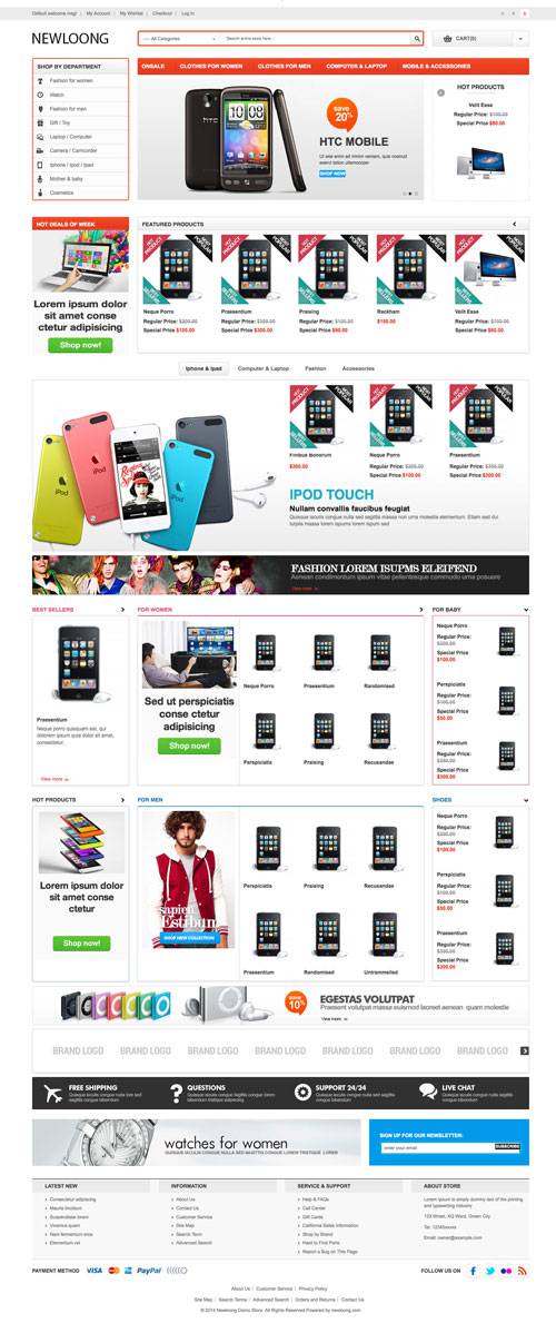 外贸电子商务网站（响应式）设计欣赏（二）-响应式网站/外贸网站建设/电子商务网站建设专家—新龙