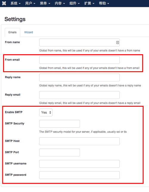ChronoForms-Settings