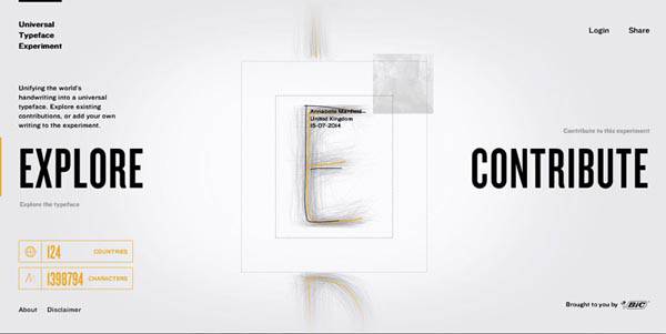 20 Impressive Promotional Website Designs 04 impressive promotional websites universaltypeface 20 Impressive Promotional Website Designs