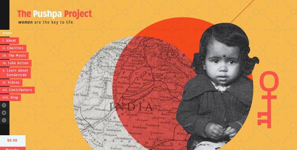 20 Impressive Promotional Website Designs 19 impressive promotional websites pushpa 20 Impressive Promotional Website Designs