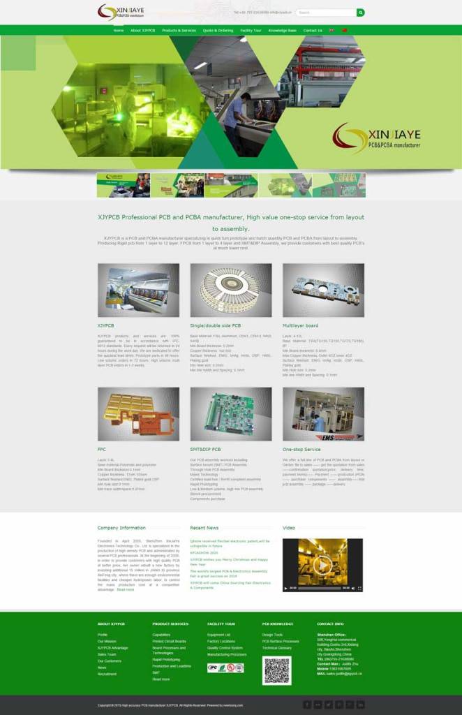 PCB响应式网站设计——响应式网页设计/外贸网站制作/营销型网站建设专家—新龙，是您互联网商业应用的好伙伴！