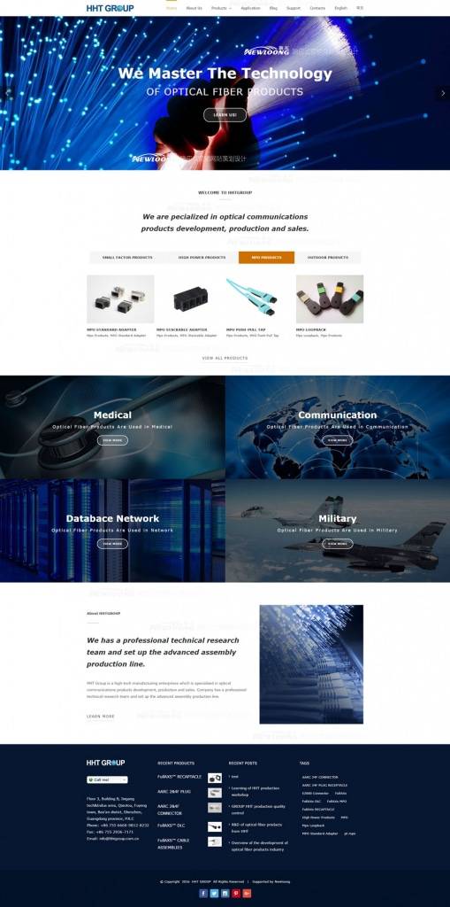 SEO优化型外贸网站首页策划-新龙