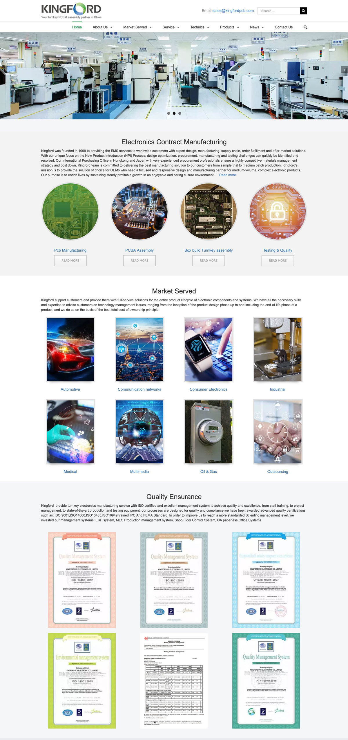 PCB行业外贸网站