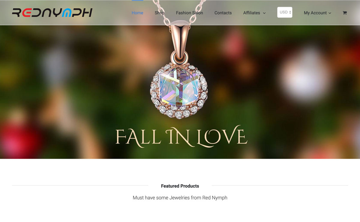 珠宝饰品跨境电商网站建设