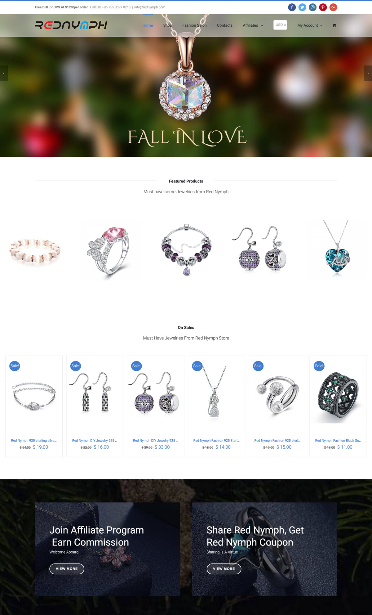 珠宝饰品跨境电商网站建设