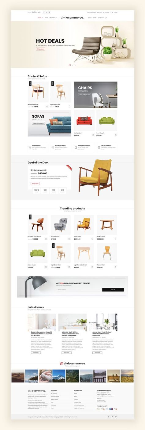 面向女性网页设计家居网页设计