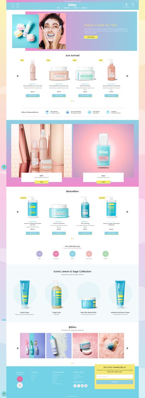 面向女性网页设计化妆品网页设计